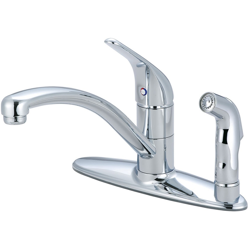 Pioneer Faucets 2Lg162 Legacy 1.5 Gpm Widespread Kitchen Faucet With 9 11 16 Re Polished Chrome