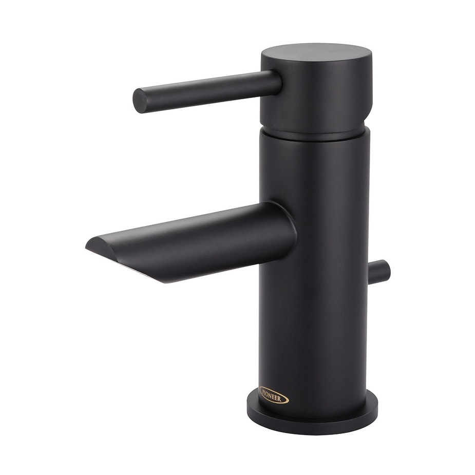 Pioneer Faucets 3Mt170 Motegi 1.2 Gpm Single Hole Bathroom Faucet With Brass Pop Matte Black