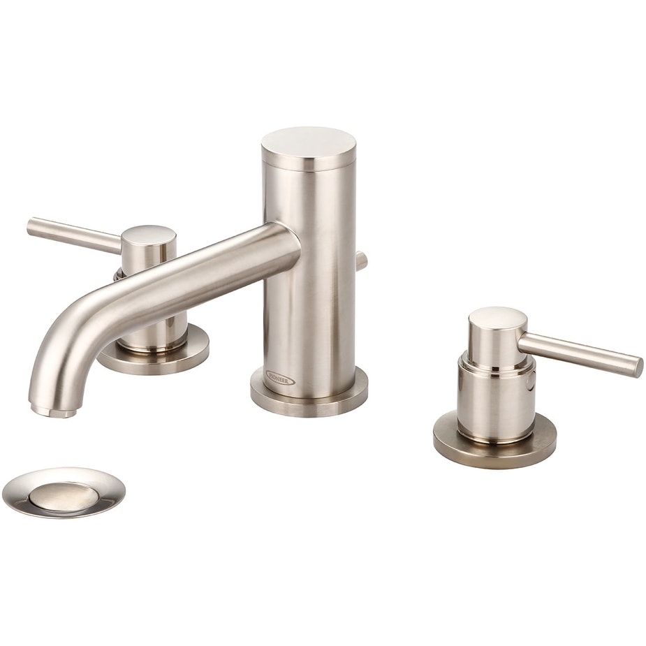 Pioneer Faucets 3Mt500 Motegi 1.2 Gpm Widespread Bathroom Faucet With Bent Nose