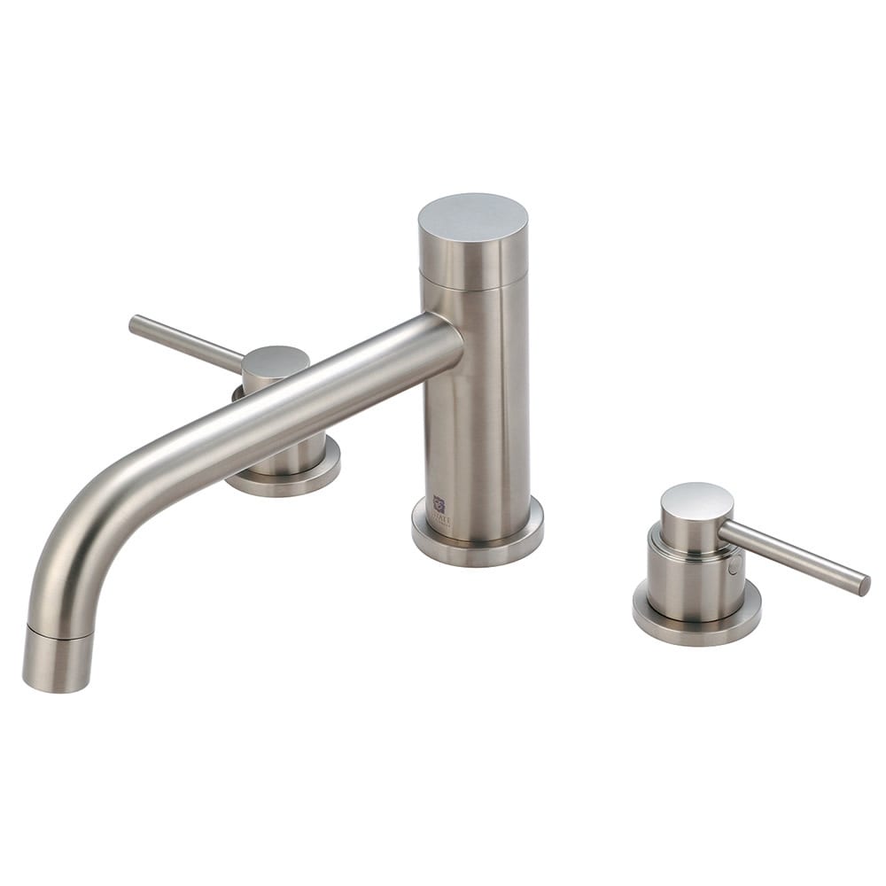 Pioneer Faucets 4Mt610 Motegi Deck Mounted 9 5 16 Reach Roman Tub Filler