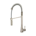 Pioneer Faucets K 5015 I2 1.8 Gpm Single Hole Pre Rinse Kitchen Faucet Brushed Nickel