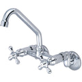 Pioneer Faucets 2Pm440 Premium 1.5 Gpm Wall Mounted Kitchen Faucet With 9 1 4 R Polished Chrome