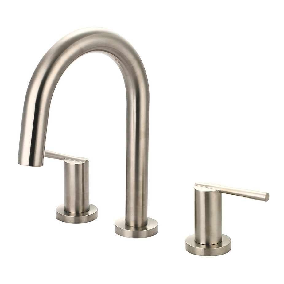 Pioneer Faucets P 1171T I2V Deck Mounted Roman Tub Filler Brushed Nickel