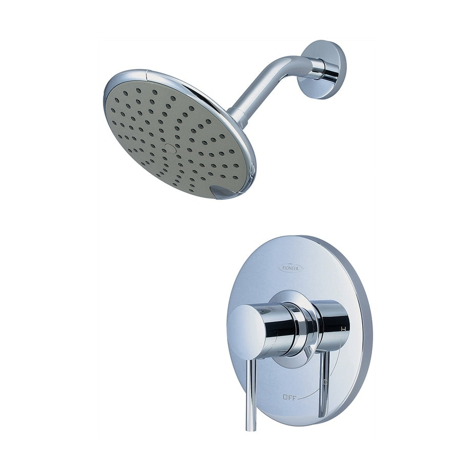 Pioneer Motegi Collection Single Handle Shower Trim Set Polished Chrome