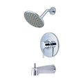 Pioneer Motegi Collection Single Handle Tub And Shower Trim Set Polished Chrome