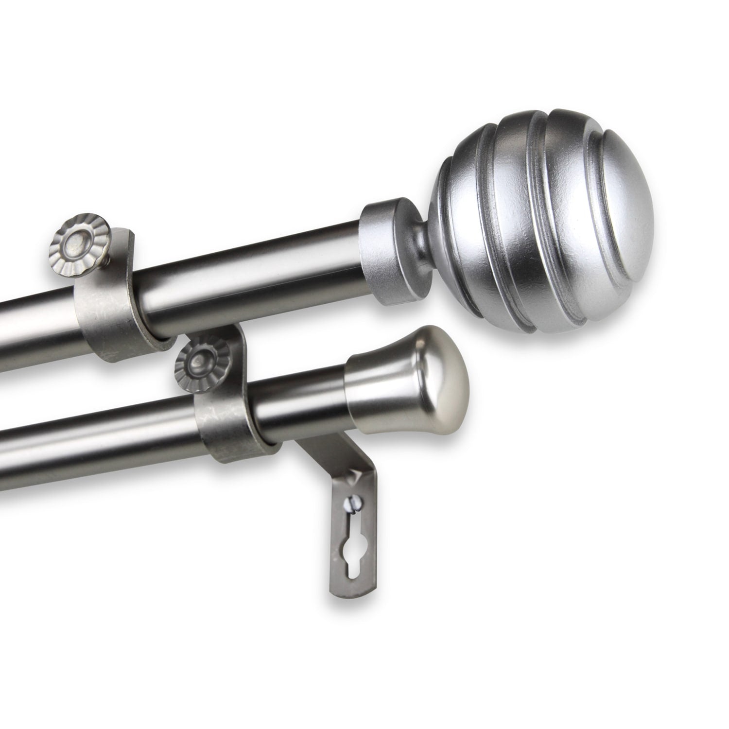 Instyledesign Piper Adjustable Double Curtain Rod
