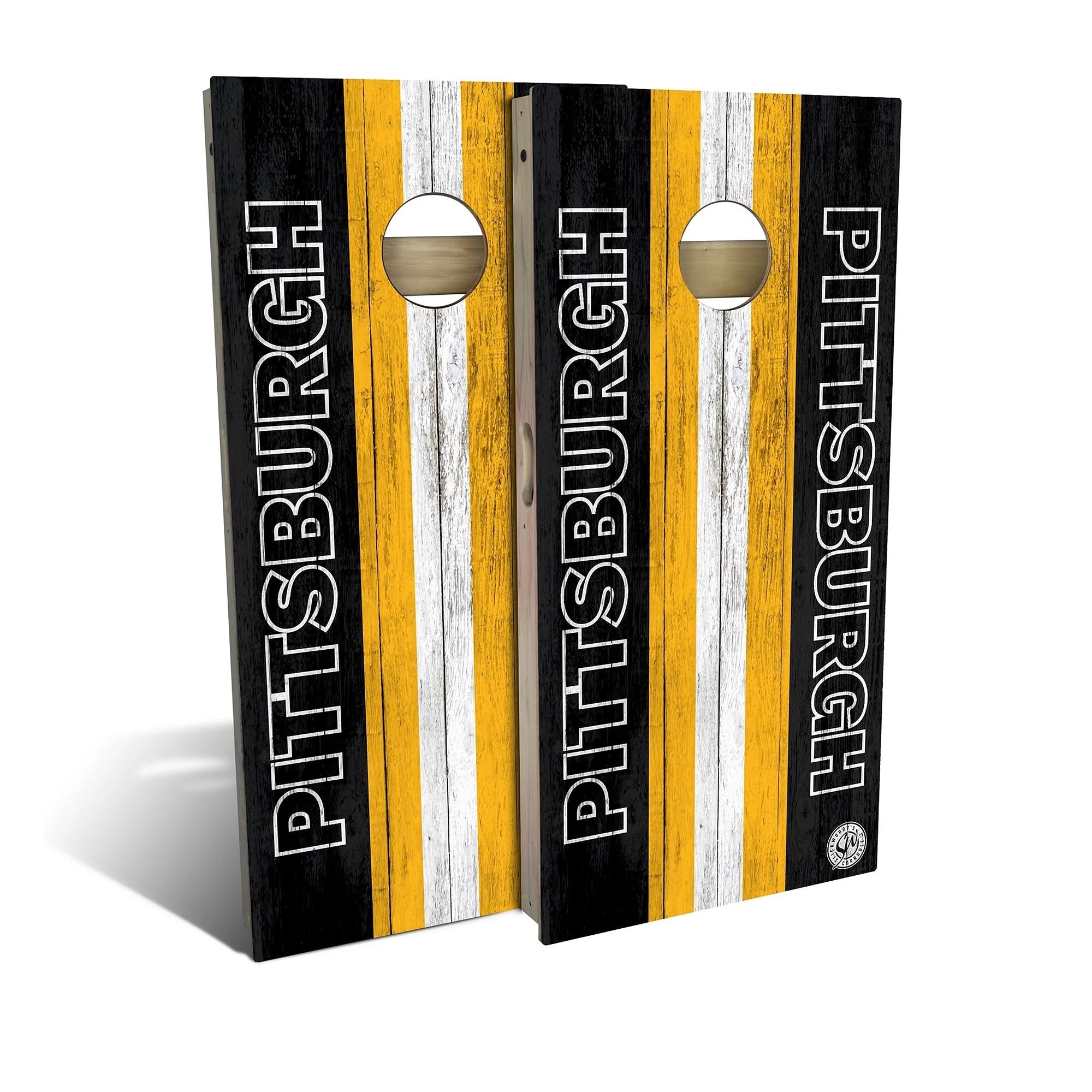 Pittsburgh Football Cornhole Set Choose Your Size Accessories