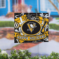 Pittsburgh Penguins Yard Sign Happy Holidays 24 X 18