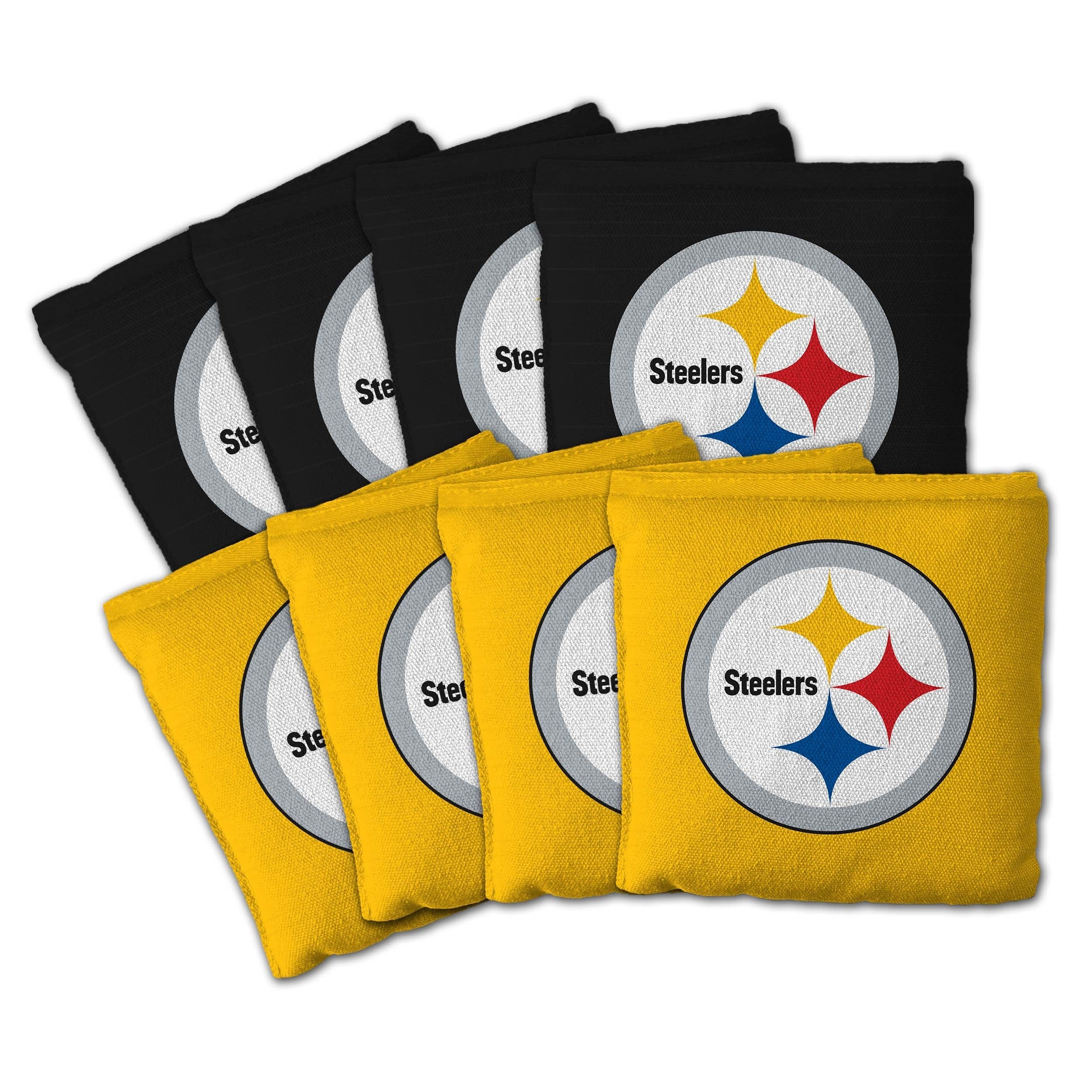 Pittsburgh Steelers Nfl Dual Sided Pro Stop Slide Cornhole Bags