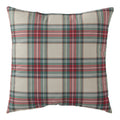 Plaid 18 Inch Holiday Throw Pillow