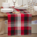 Plaid Design Cotton Table Runner 16 X72