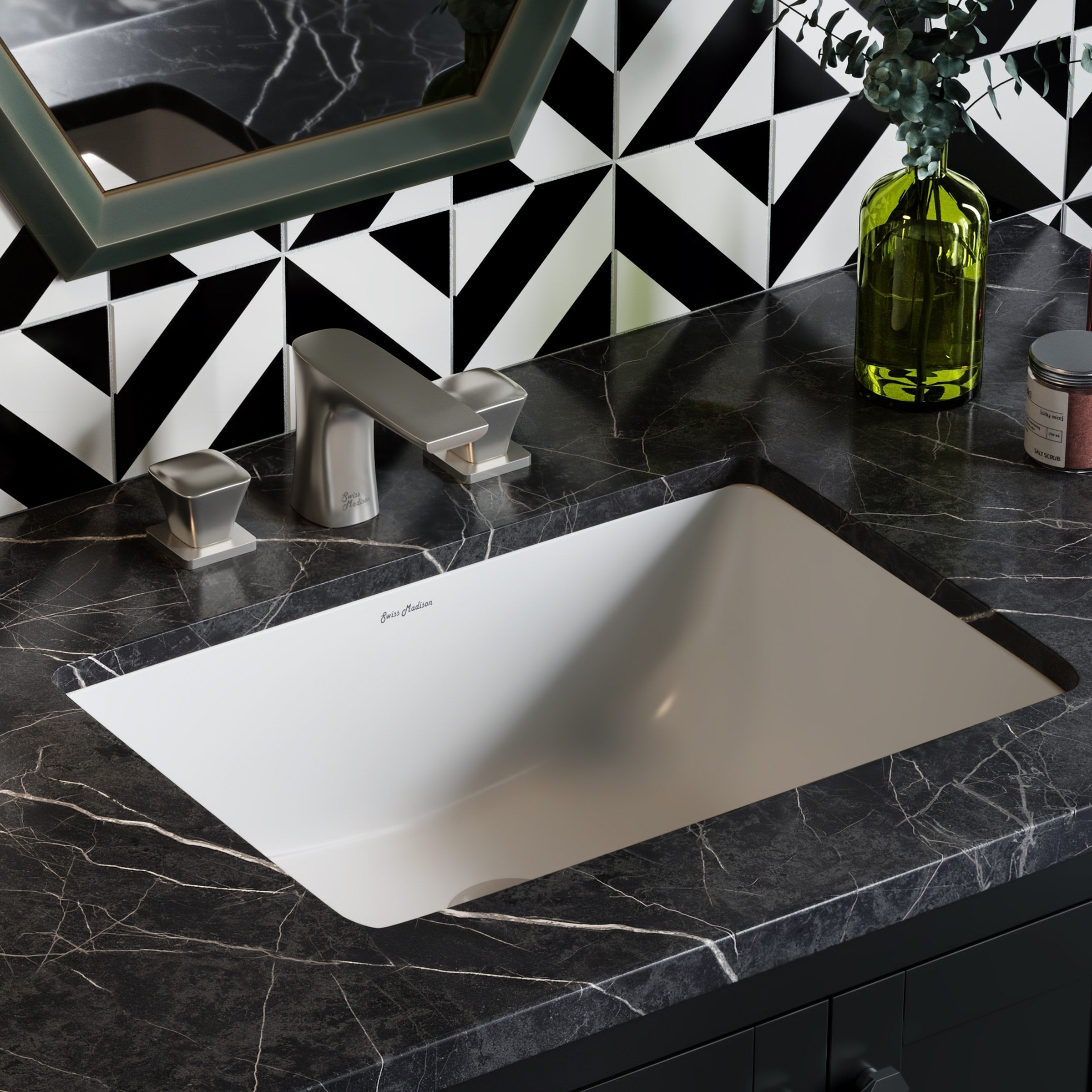 Plaisir 21 Rectangular Under Mount Bathroom Sink