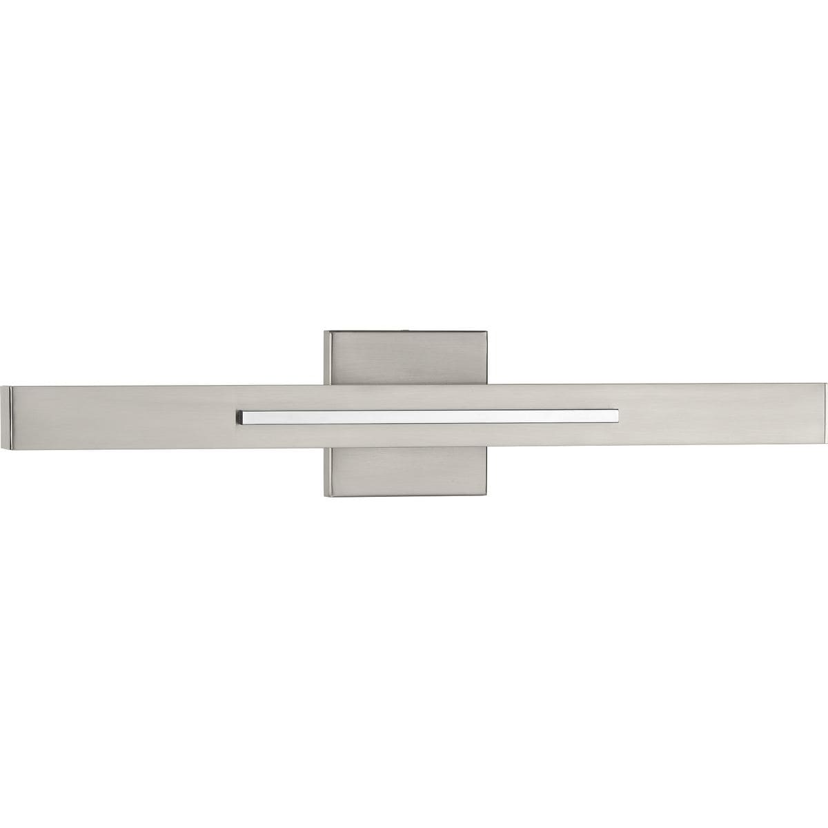 Progressive Lighting Planck Grey Steel 2 Light Led Wall Sconce