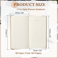 Planner Notebook Undated Daily Planner Pocket To Do List Daily Weekly Goals Notebook