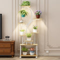 Plant Stand Indoor With Grow Lights 62 Lighted Corner Plant Stands 8 Tiered Large Flower Holder S Shaped Decorative Rack