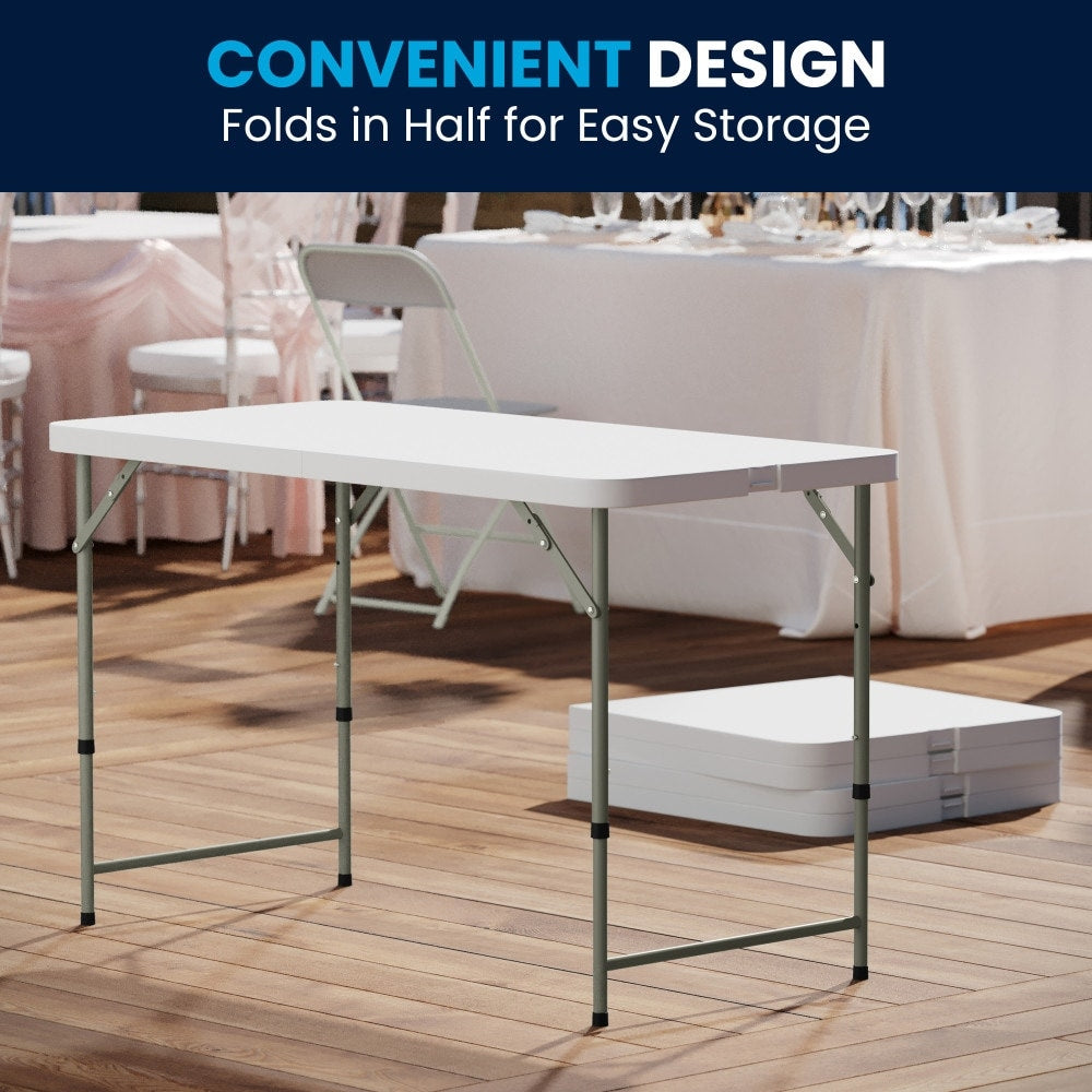 Adjustable Folding Table