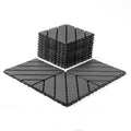 Plastic Interlocking Decking Tiles 44 Packs Of Terrace Decking Tiles 12 Inches X 12 Inches Waterproof For All Weather Use