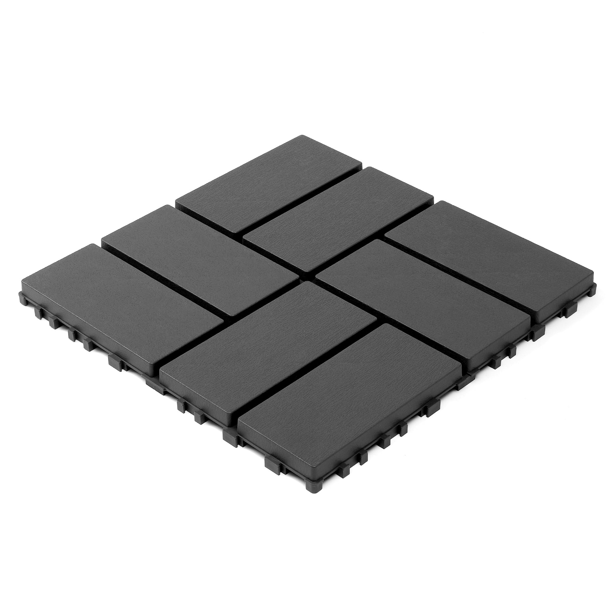 Plastic Interlocking Decking Tiles 44 Packs Of Terrace Decking Tiles 12 Inches X 12 Inches Waterproof For All Weather Use