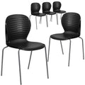 Lancaster Home Plastic Stack Chair