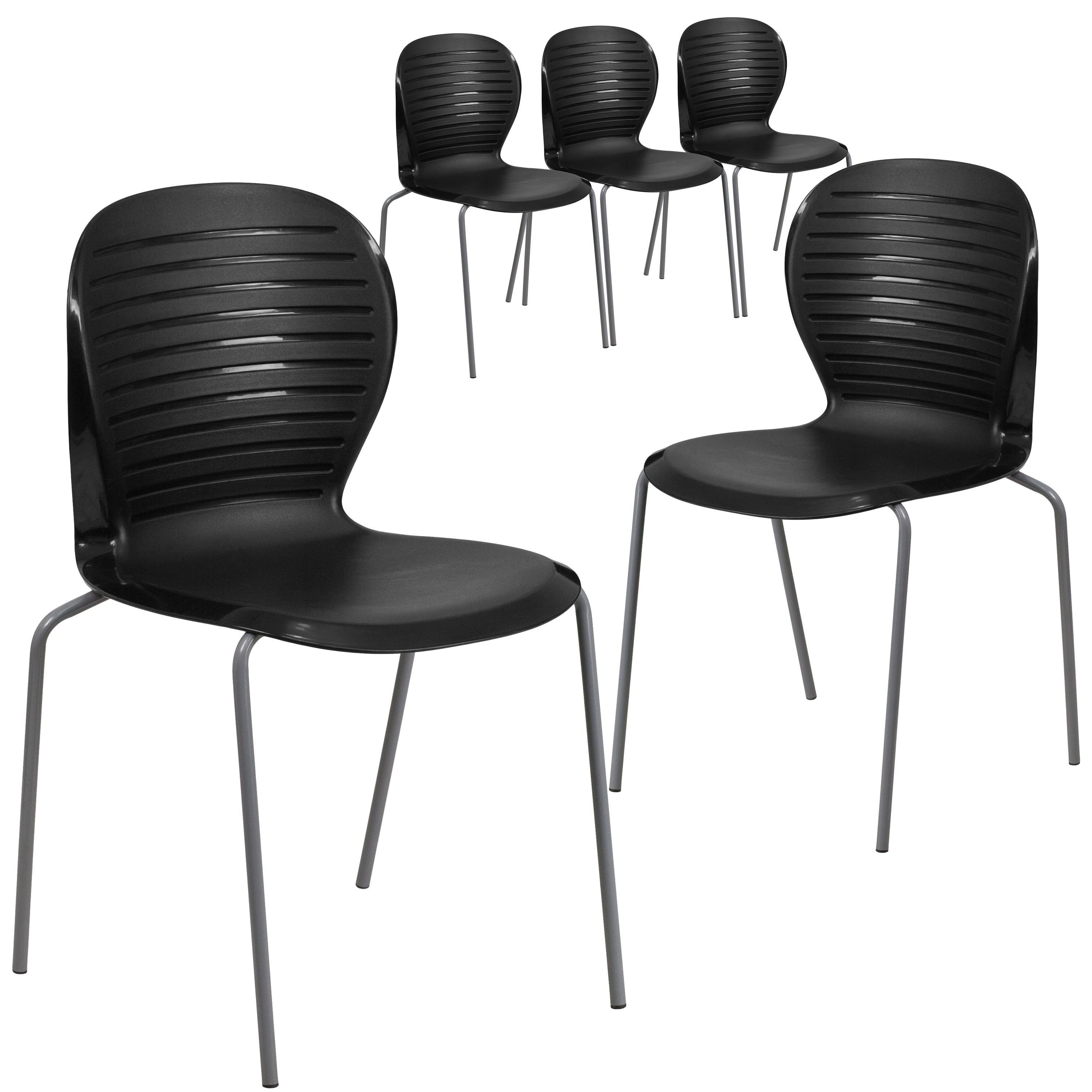 Lancaster Home Plastic Stack Chair