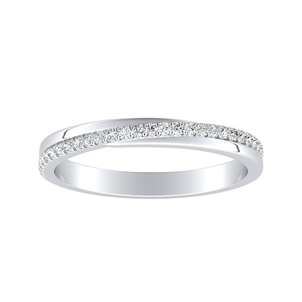 Auriya 1 8Cttw Round Diamond Wedding Band Platinum