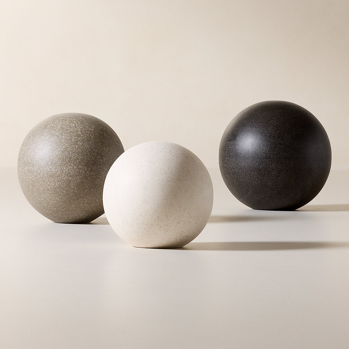 Playa White Faux Marble Indoor/Outdoor Ball Extra Large
