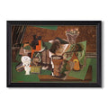 Playing Cards Glasses Bottle 1914 1915 Pablo Picasso Custom Framed Canvas