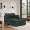 Plush Cloud Couch Modular Sectional Sofa With Ottoman
