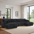 Plush Upholstered Modular Sectional Sofa For Living Room