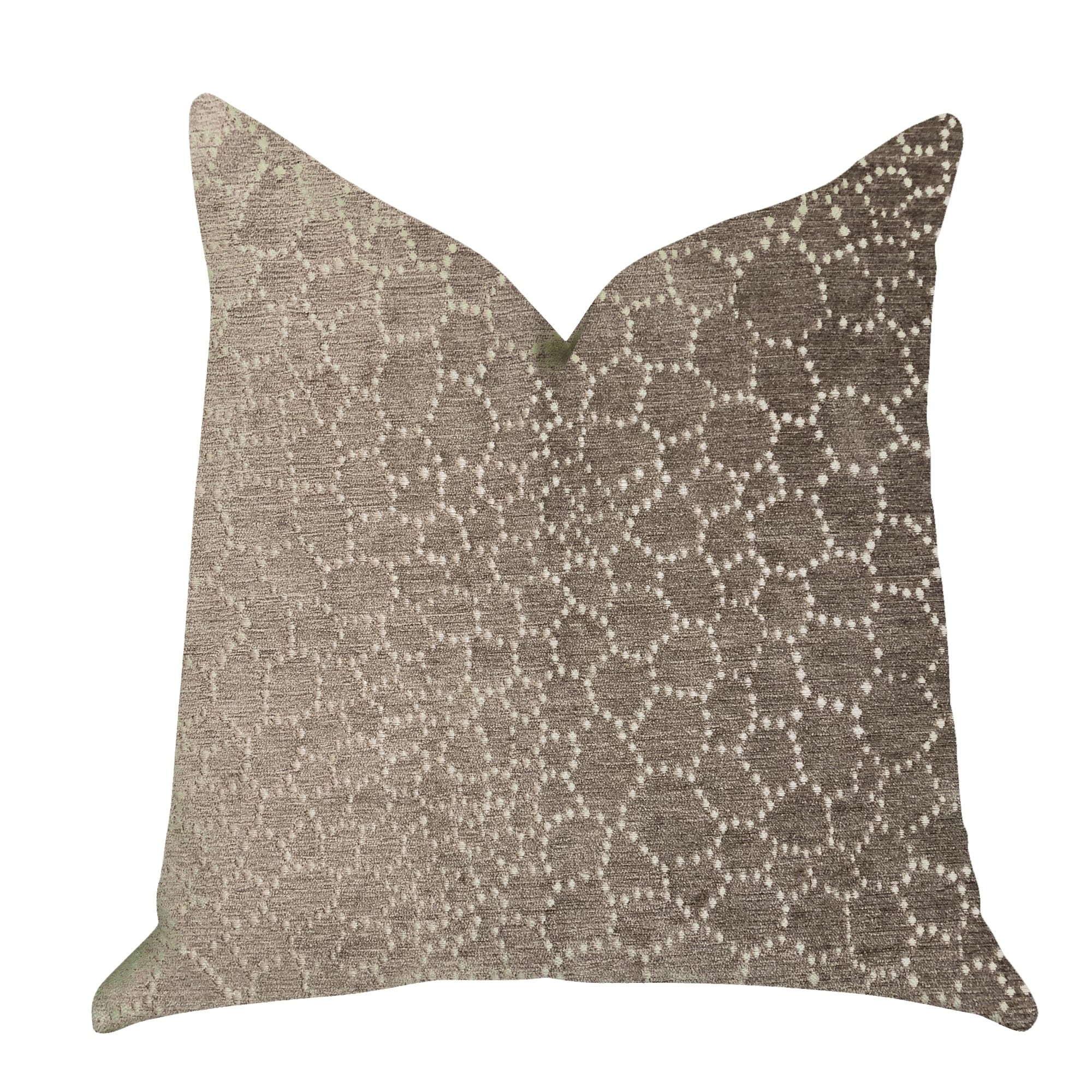 Plutus Bubbly Gal Luxury Throw Pillow In Beige Tones