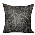 Plutus Onyx Way Gray Geometric Luxury Outdoor Indoor Throw Pillow