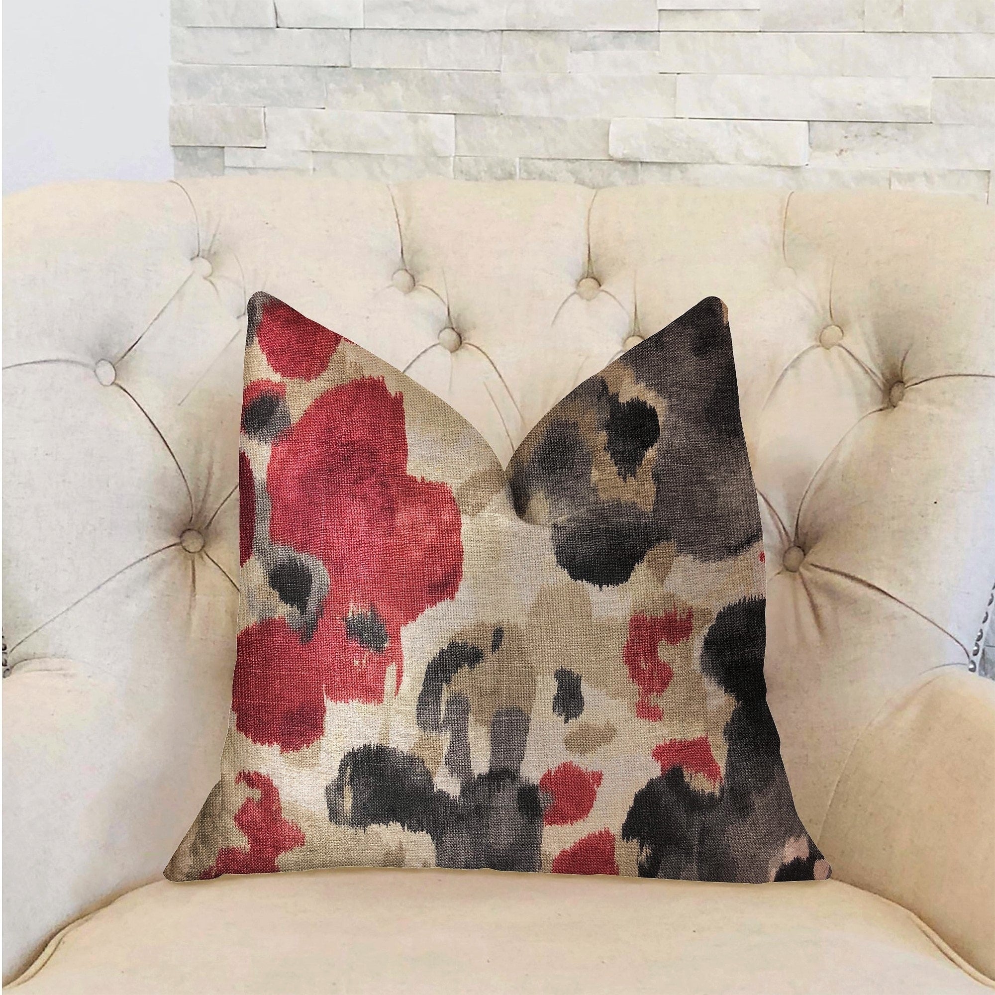 Plutus Pretty Passion Multicolor Luxury Throw Pillow