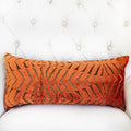 Plutus Tangerine Bliss Orange Handmade Luxury Pillow