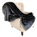Plutus Two Tone Gray Amber Handmade Luxury Throw