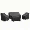 Pocassy 4 Piece Patio Furniture Set Cover For Outside Couch.