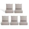 Pocassy 6 Inch Thick Outdoor Deep Seating Cushion Set 22 X24 X6 Inch