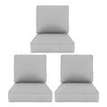 Pocassy Outdoor Chair Cushions 24 X23 X4 Removable Cover Patio Chair Cushions