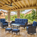 Pocassy Patio Outdoor Couch 3 Seater Sofa Furniture