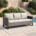 Pocassy Sectional Sofa With Fire Pit Table Conversation Sets