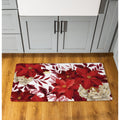Poinsettia Anti Fatigue Door Mat 40 X 20
