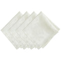 Poinsettia Elegance Jacquard Holiday Napkins Set Of 4 17 X17