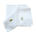 Poinsettia Lace Embroidered Cutwork Napkin 18 By 18 Inch Set Of 4