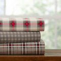 The Gray Barn Clarence Plaid Luxury Flannel Sheet Set
