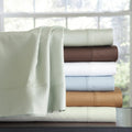 Pointehaven 500 Thread Count Cotton 3 Piece Duvet Cover Set