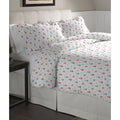 Pointehaven Owl Printed Cotton Flannel Oversized Duvet Set