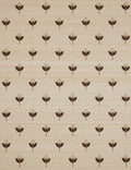 Poiret Grasscloth Wallpaper Swatch, Merlot and Gold