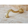 Polished Brass Heritage 8 Inch Solid Brass Tub Spout