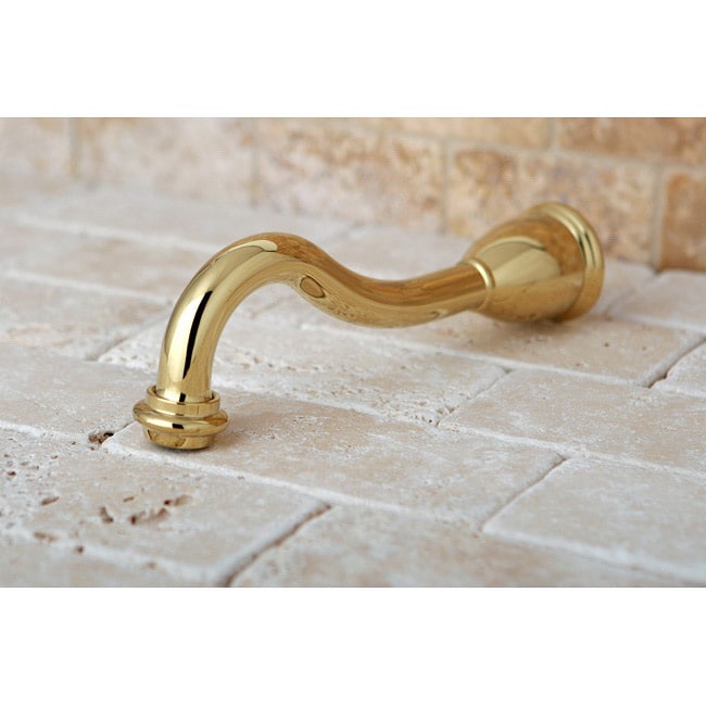 Polished Brass Heritage 8 Inch Solid Brass Tub Spout