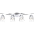 Polished Chrome Four Light Bath From The Ansley Collection