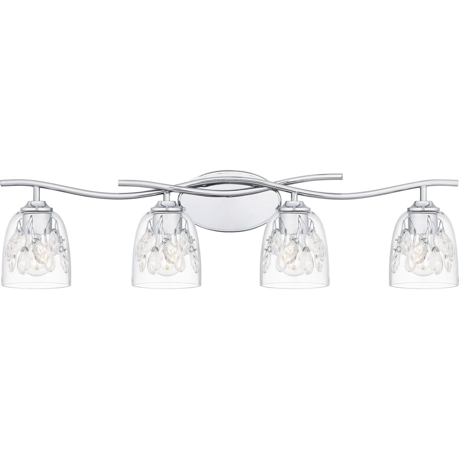 Polished Chrome Four Light Bath From The Ansley Collection